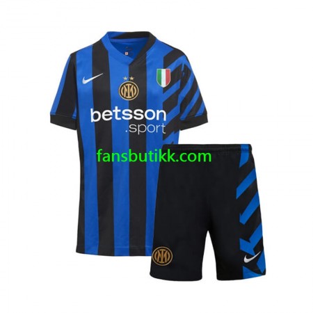 Fotballdrakt Inter Milan Barn Hjemmetrøye 2024-2025 Kortermet